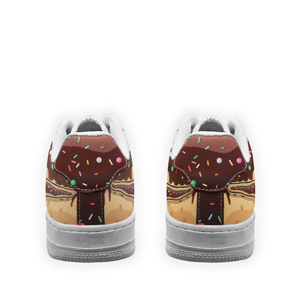 Chocolate Frosted Donut Custom Sneakers TT15-Gear Wanta