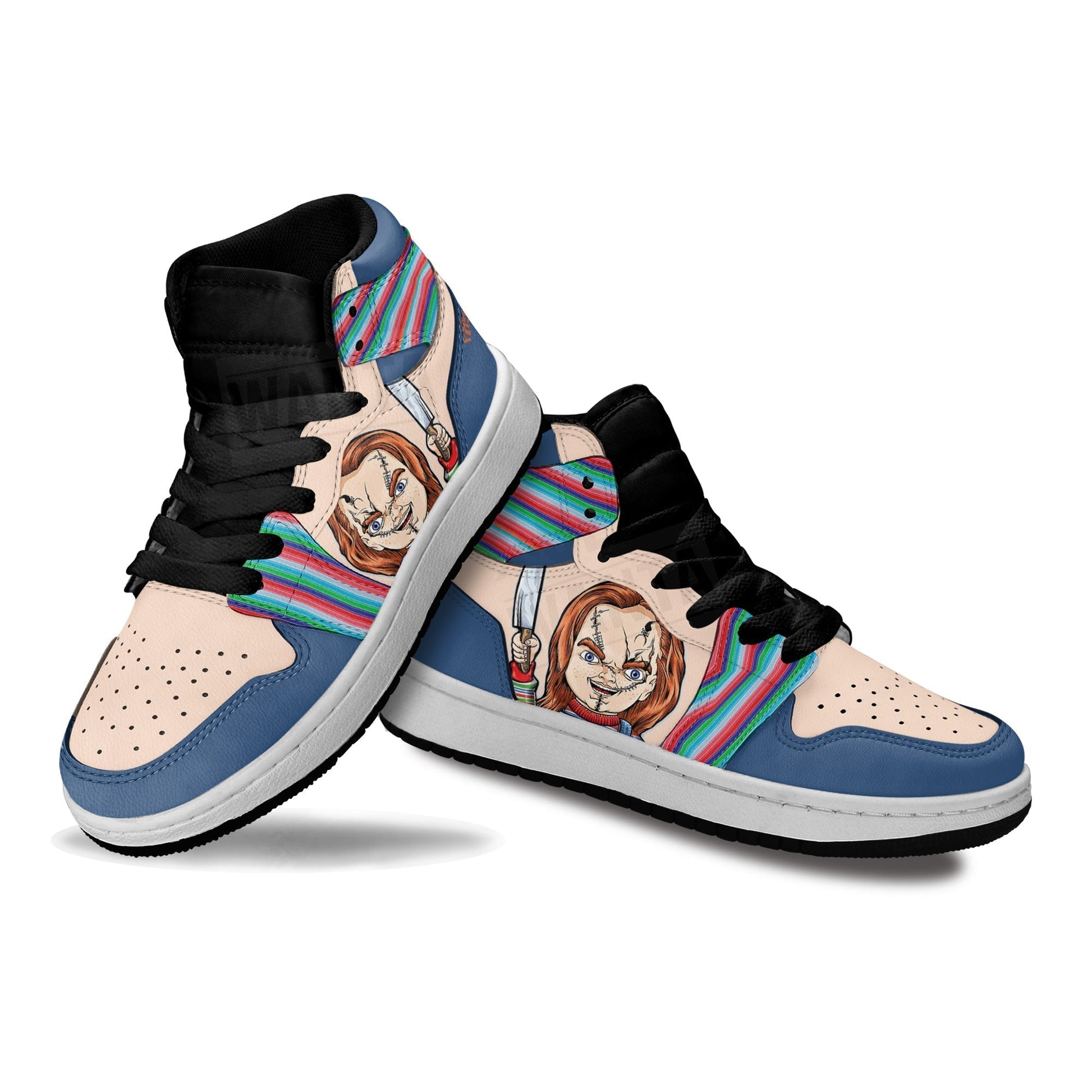 Chucky The Child's Play Series Kid Sneakers Custom-Gear Wanta