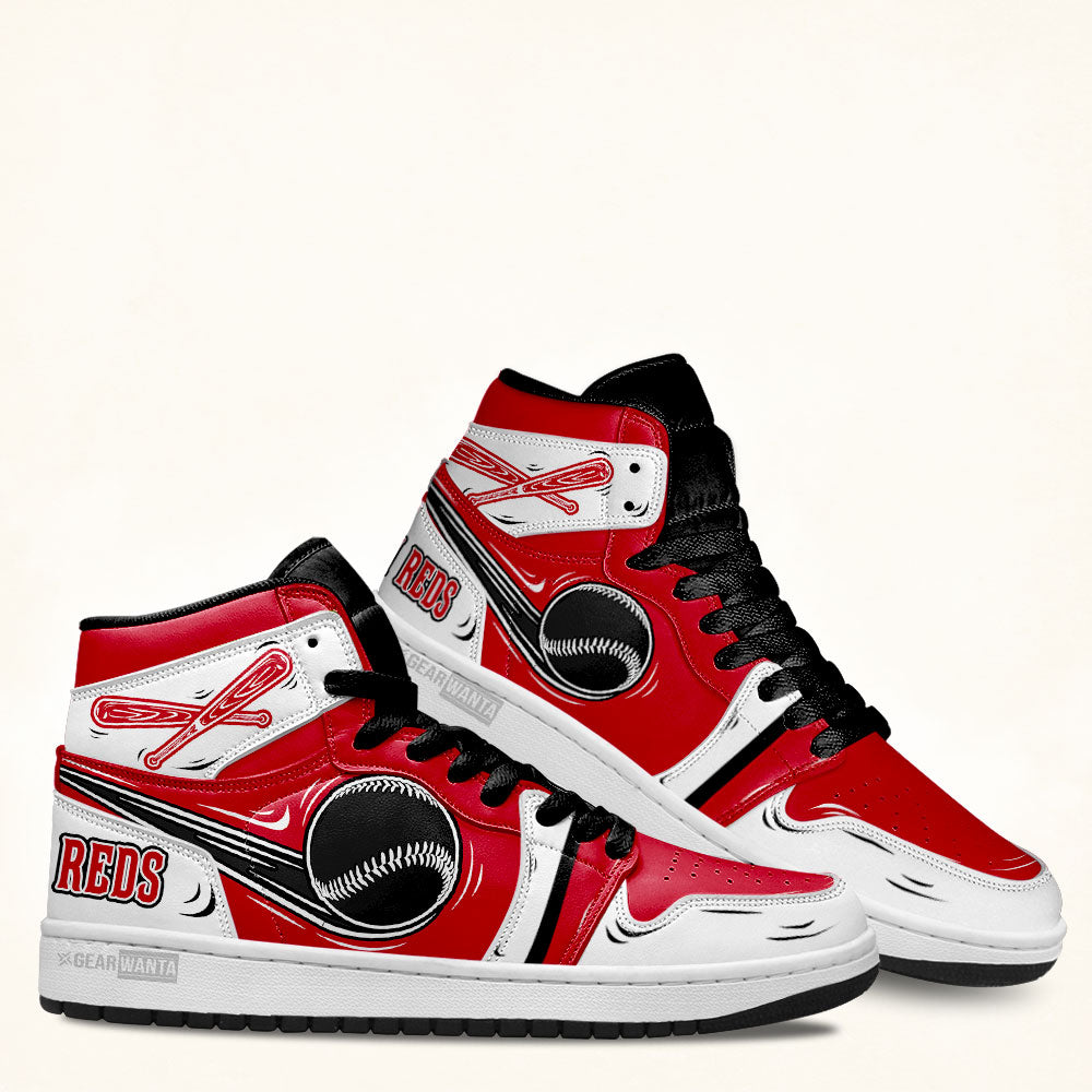 Cincinati Reds Shoes Custom Gifts Idea For Fans TT13-Gear Wanta