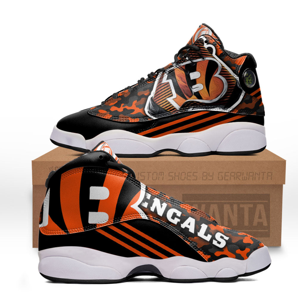 Cincinnati Bengals J13 Sneakers Custom Shoes-Gear Wanta