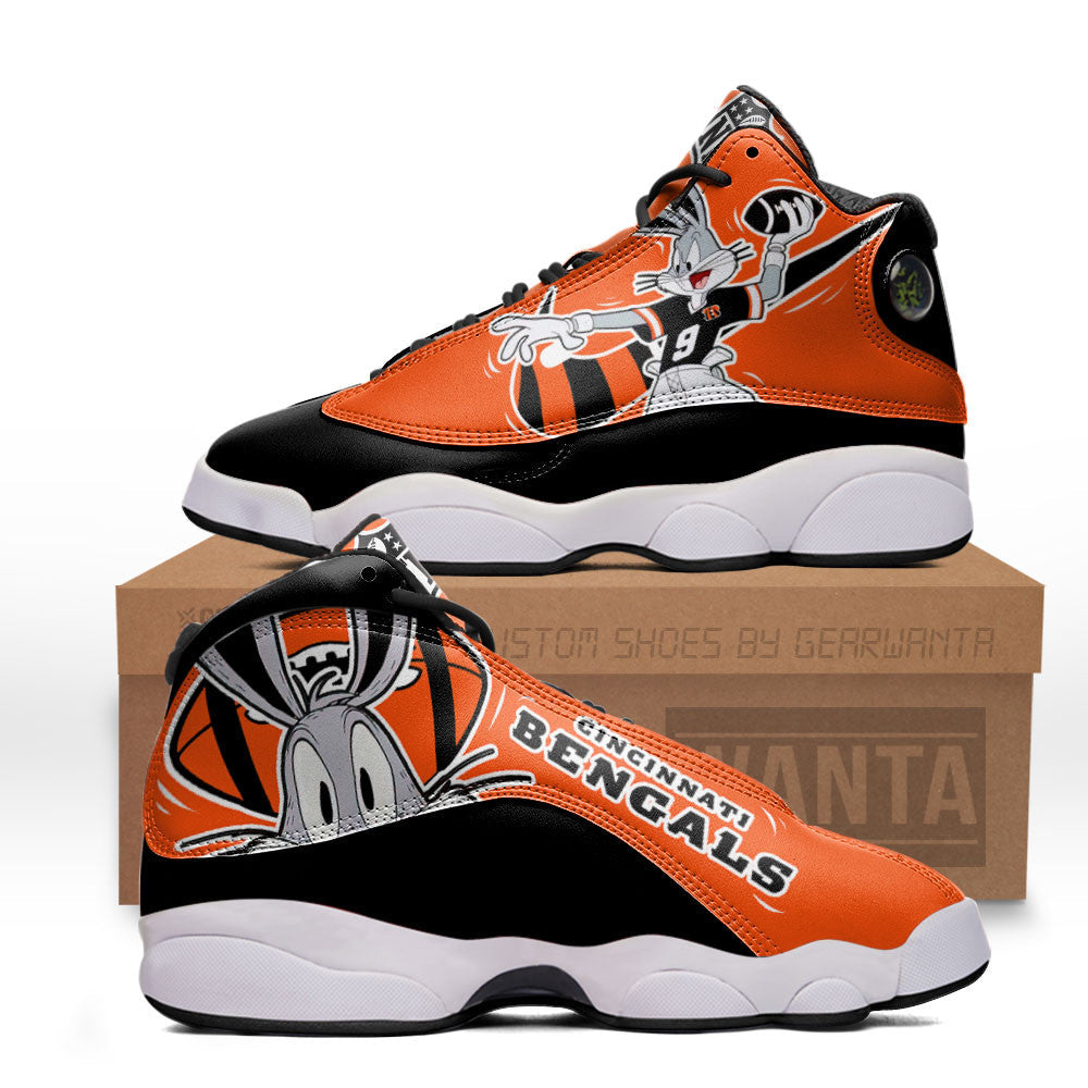 Cincinnati Bengals J13 Sneakers Custom Shoes-Gear Wanta