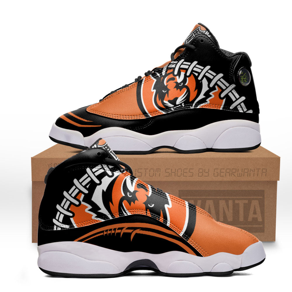 Cincinnati Bengals J13 Sneakers Custom Shoes-Gear Wanta