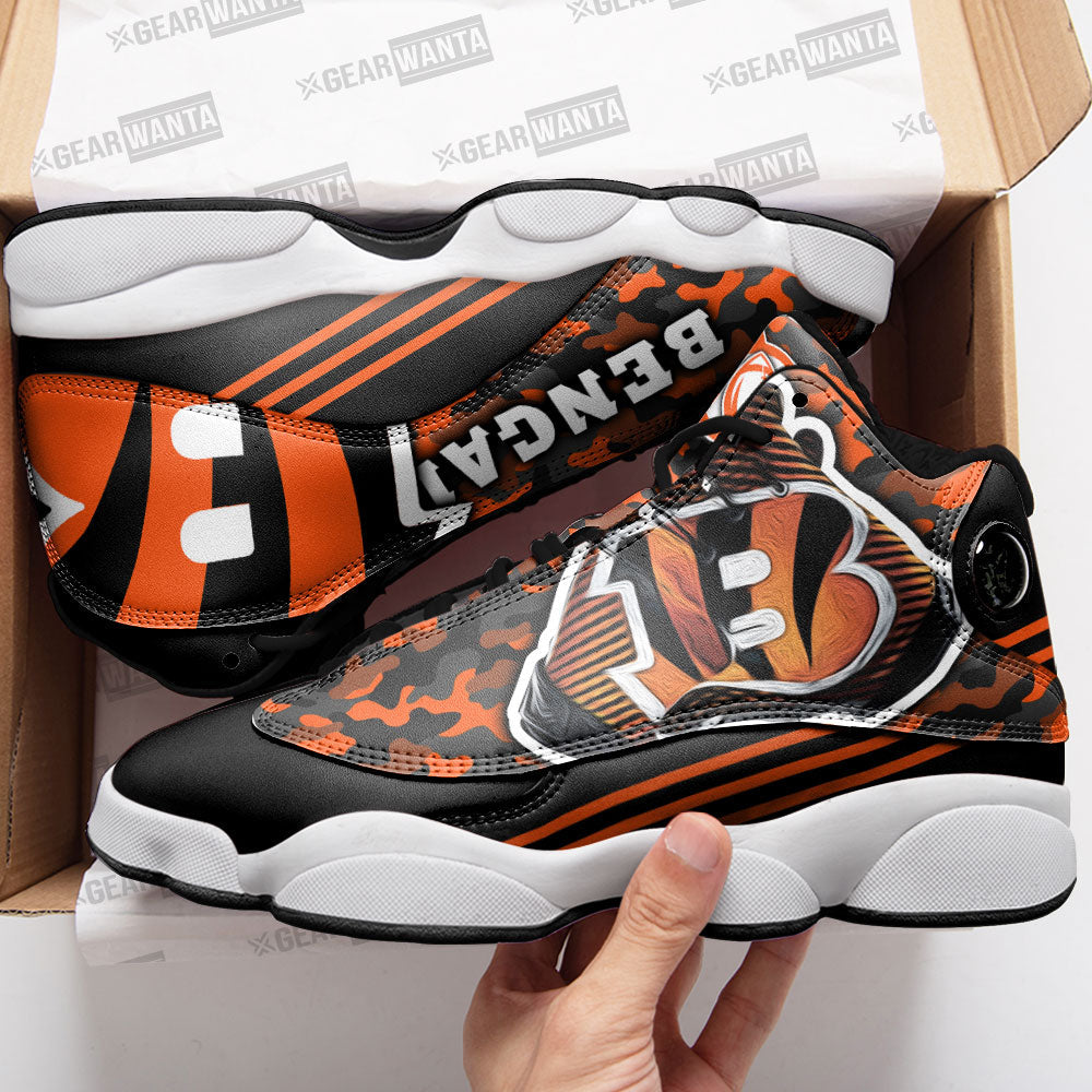 Cincinnati Bengals J13 Sneakers Custom Shoes-Gear Wanta