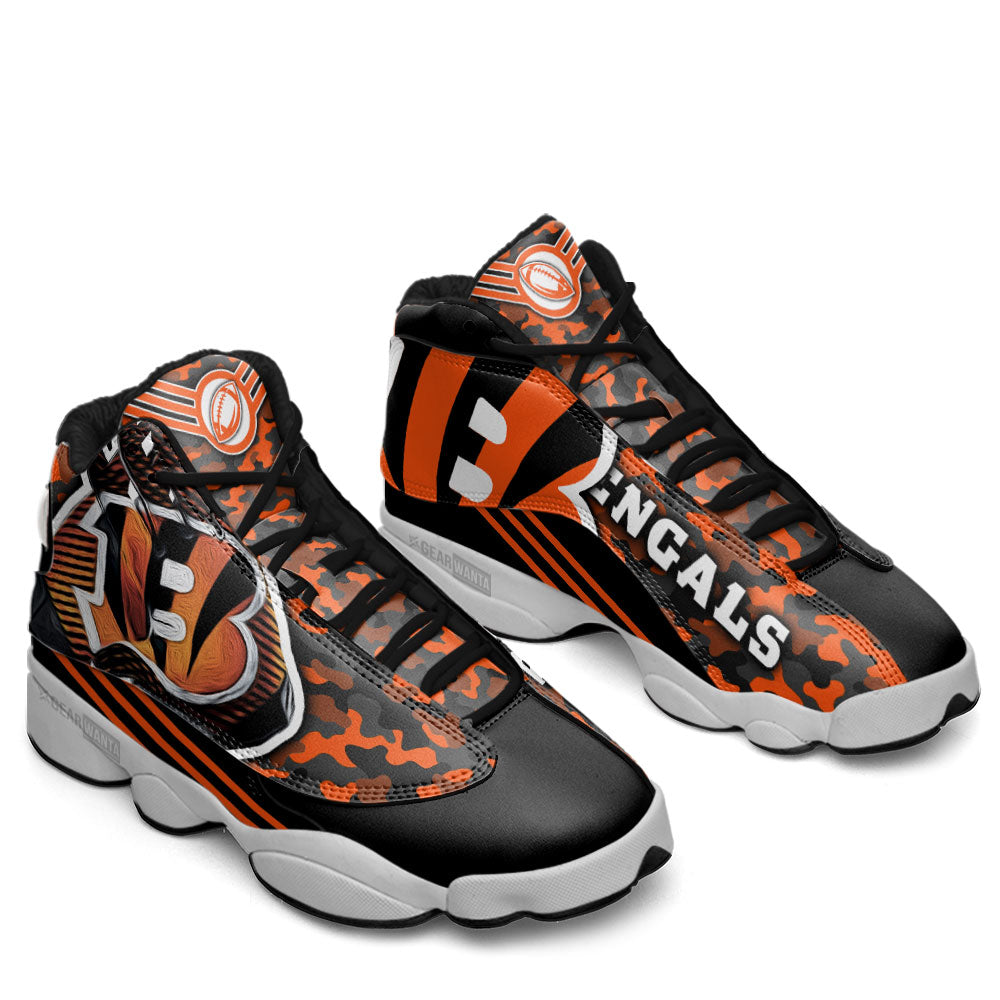 Cincinnati Bengals J13 Sneakers Custom Shoes-Gear Wanta