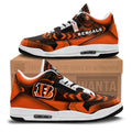 Cincinnati Bengals J3 Sneakers Custom Shoes-Gear Wanta