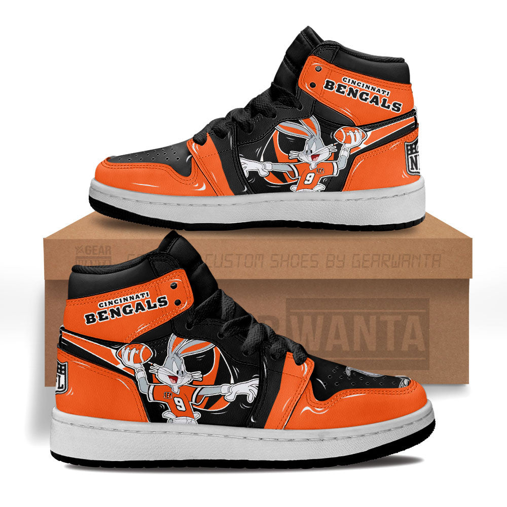 Cincinnati Bengals Kid Sneakers Custom-Gear Wanta