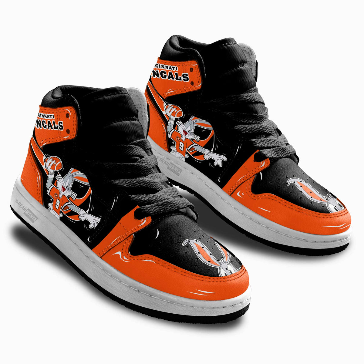 Cincinnati Bengals Kid Sneakers Custom-Gear Wanta