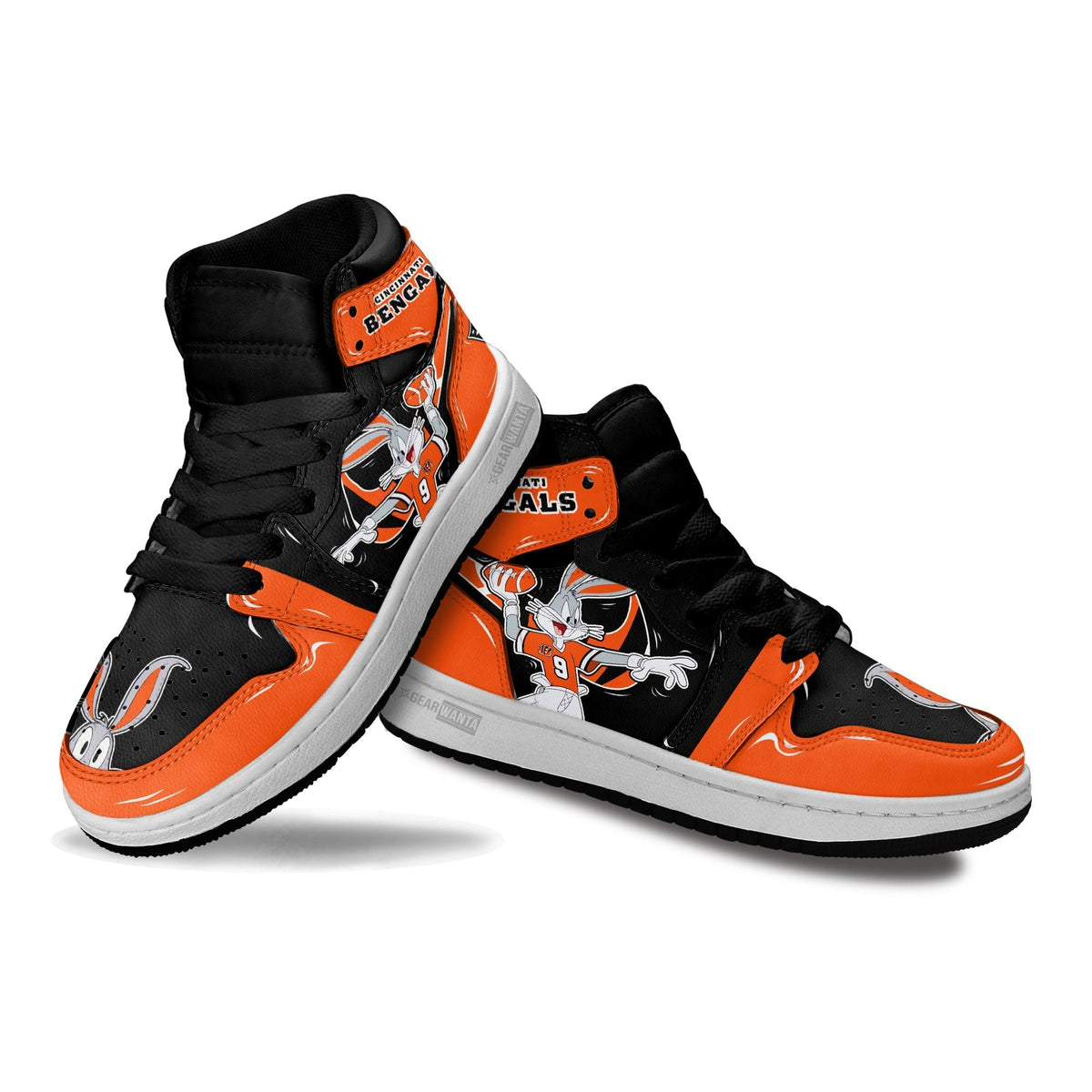 Cincinnati Bengals Kid Sneakers Custom-Gear Wanta