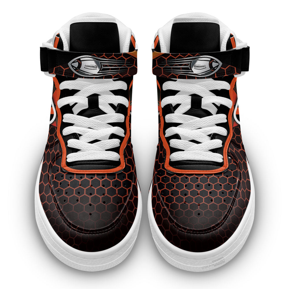 Cincinnati Bengals Sneakers Custom Air Mid Shoes For Fans-Gear Wanta