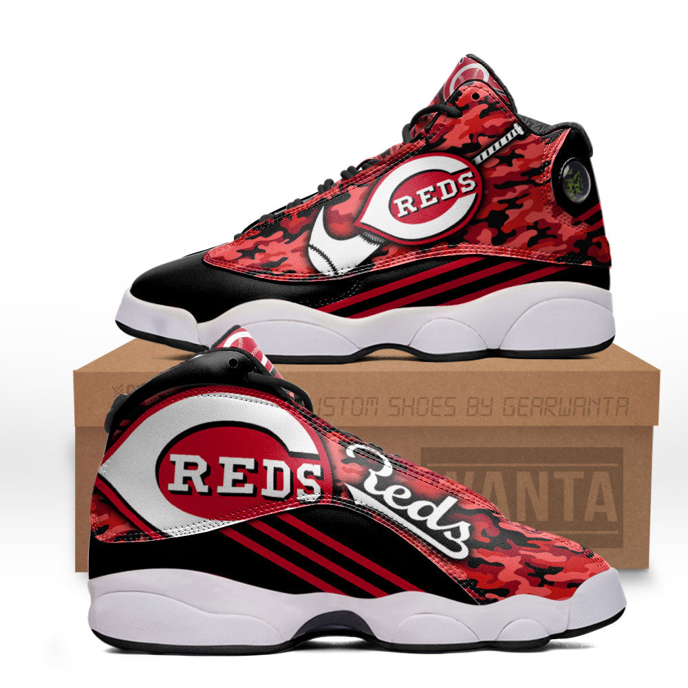 Cincinnati Reds J13 Sneakers Custom Shoes-Gear Wanta