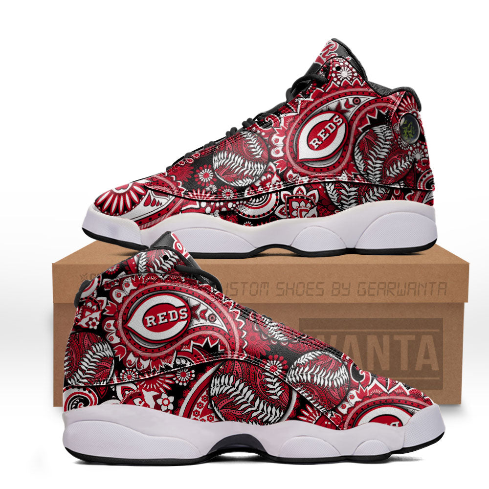 Cincinnati Reds J13 Sneakers Custom Shoes-Gear Wanta