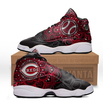 Cincinnati Reds J13 Sneakers Custom Shoes-Gear Wanta