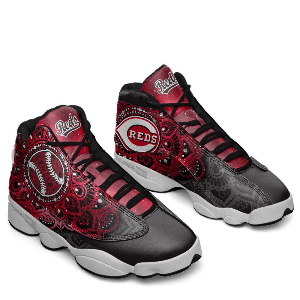 Cincinnati Reds J13 Sneakers Custom Shoes-Gear Wanta