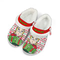 Cindy Lou Who Fleece Clogs Shoes Christmas Custom For FansGearwanta.com