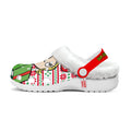 Cindy Lou Who Fleece Clogs Shoes Christmas Custom For FansGearwanta.com- 2- Gearwanta.com