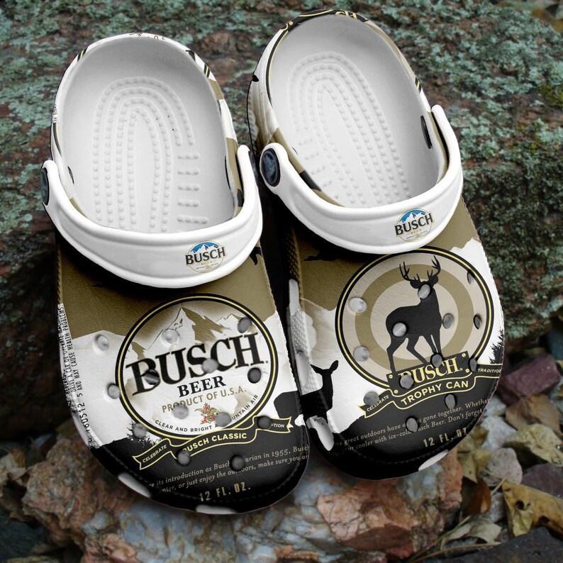 Classic Busch Beer Trophy Can Clogs