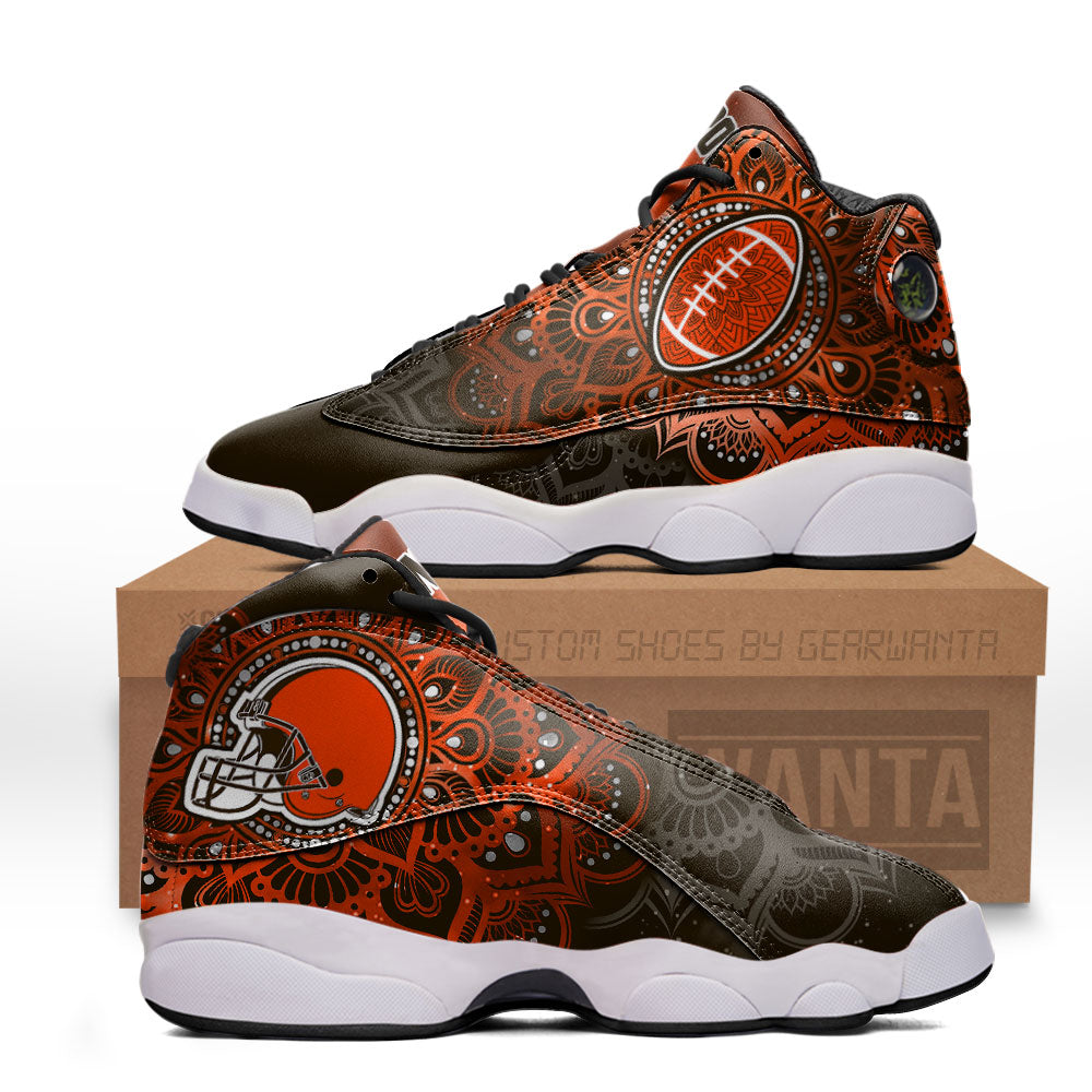 Cleveland Browns J13 Sneakers Custom Shoes-Gear Wanta