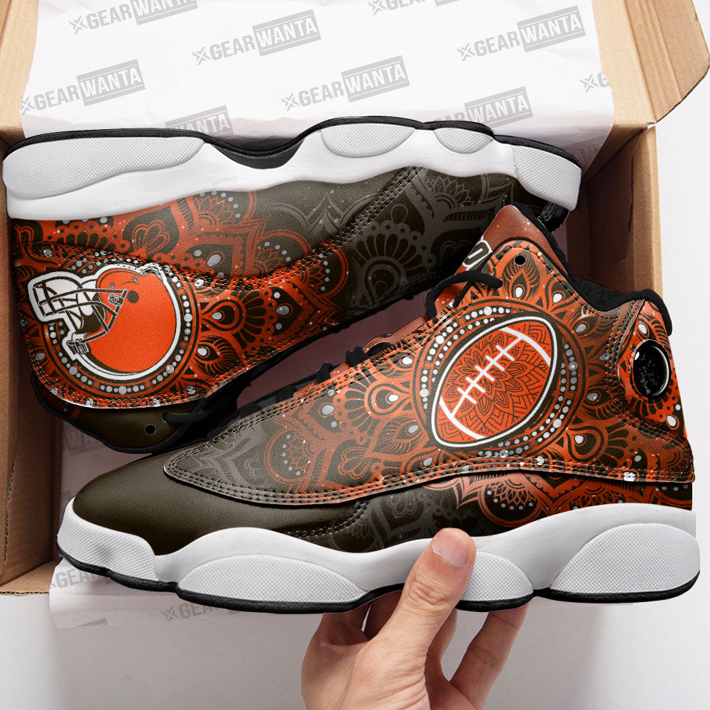 Cleveland Browns J13 Sneakers Custom Shoes-Gear Wanta