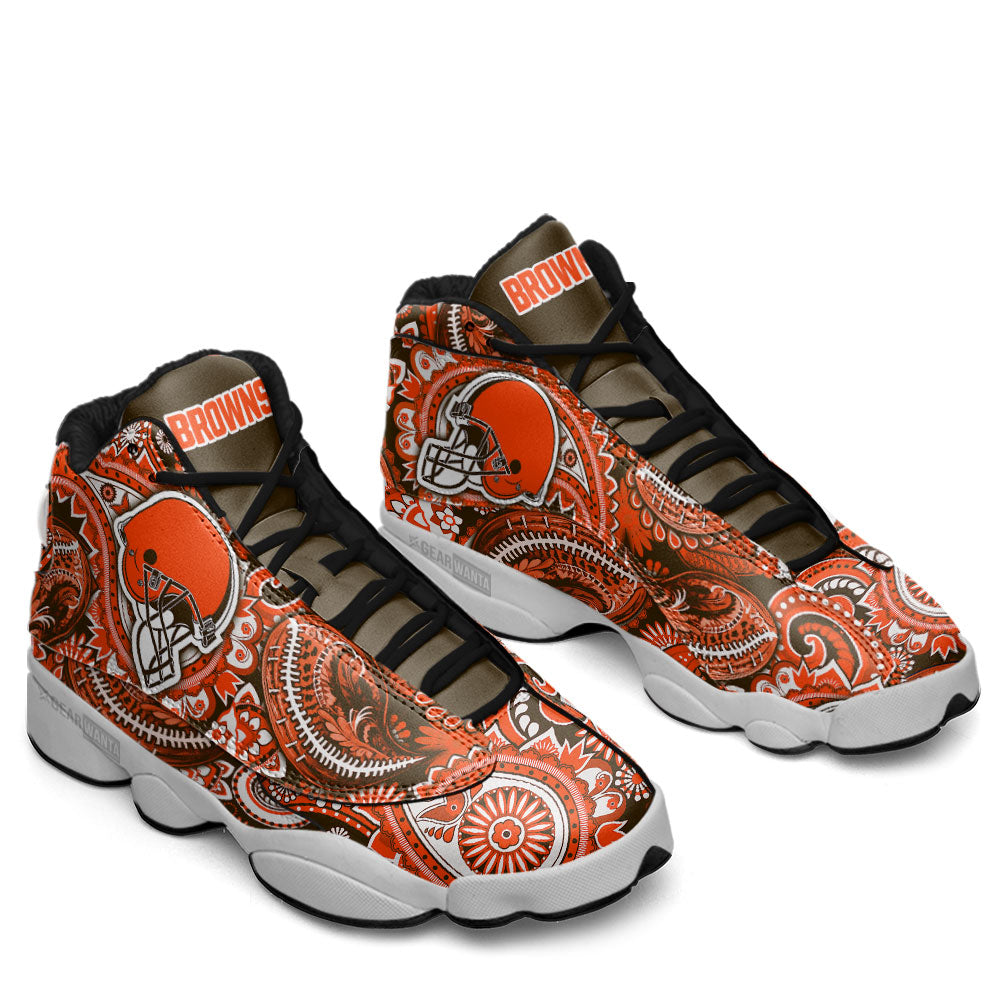 Cleveland Browns J13 Sneakers Custom Shoes-Gear Wanta