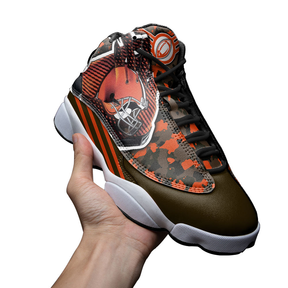 Cleveland Browns J13 Sneakers Custom Shoes-Gear Wanta