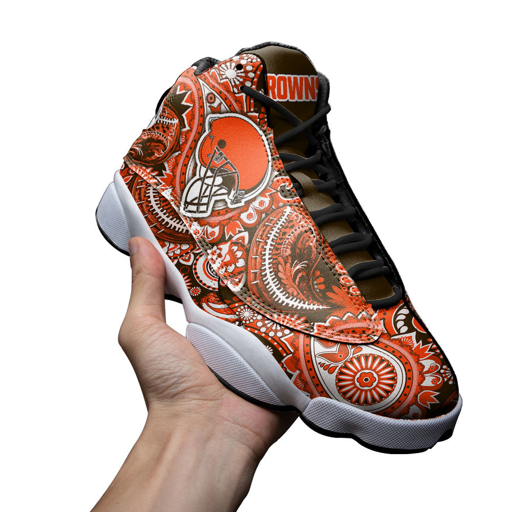 Cleveland Browns J13 Sneakers Custom Shoes-Gear Wanta