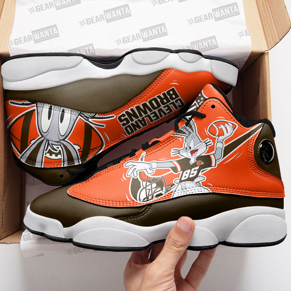 Cleveland Browns J13 SneakersCustom Shoes-Gear Wanta