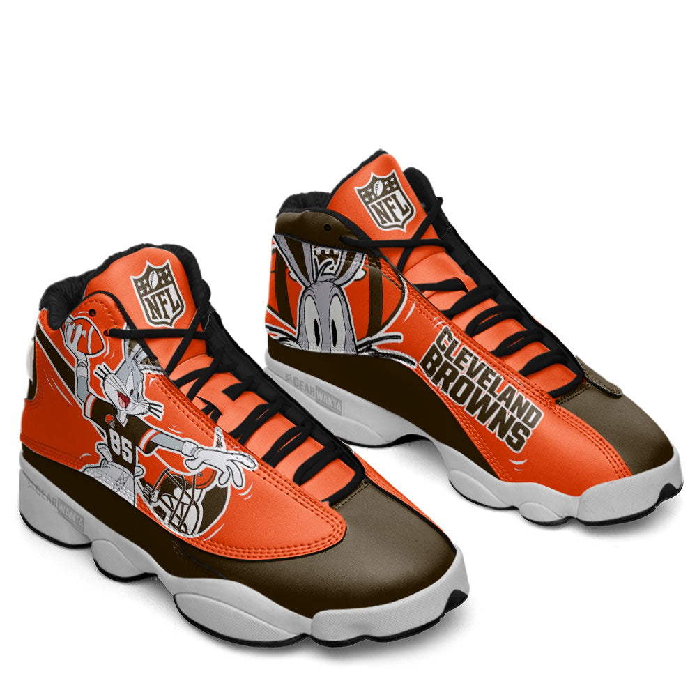 Cleveland Browns J13 SneakersCustom Shoes-Gear Wanta