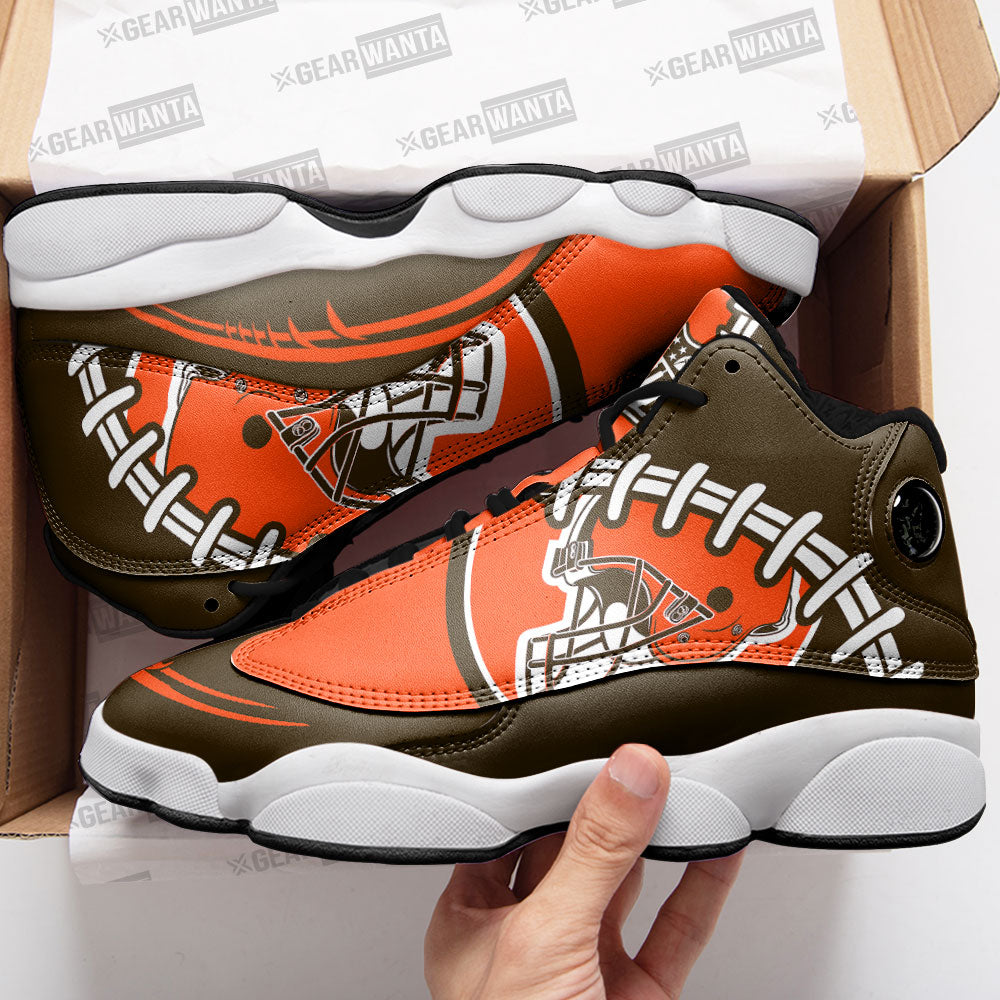 Cleveland Browns J13 Sneakers Custom Shoes-Gear Wanta