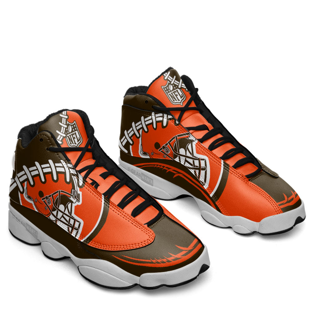 Cleveland Browns J13 Sneakers Custom Shoes-Gear Wanta