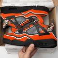 Cleveland Browns Aj4 Sneakers Custom Shoes-Gear Wanta