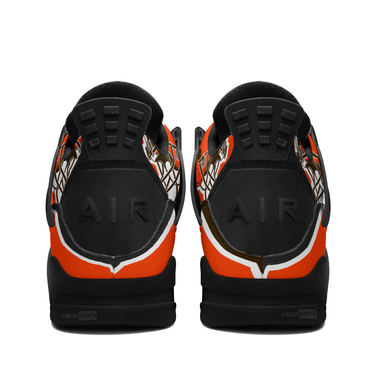 Cleveland Browns Aj4 Sneakers Custom Shoes-Gear Wanta