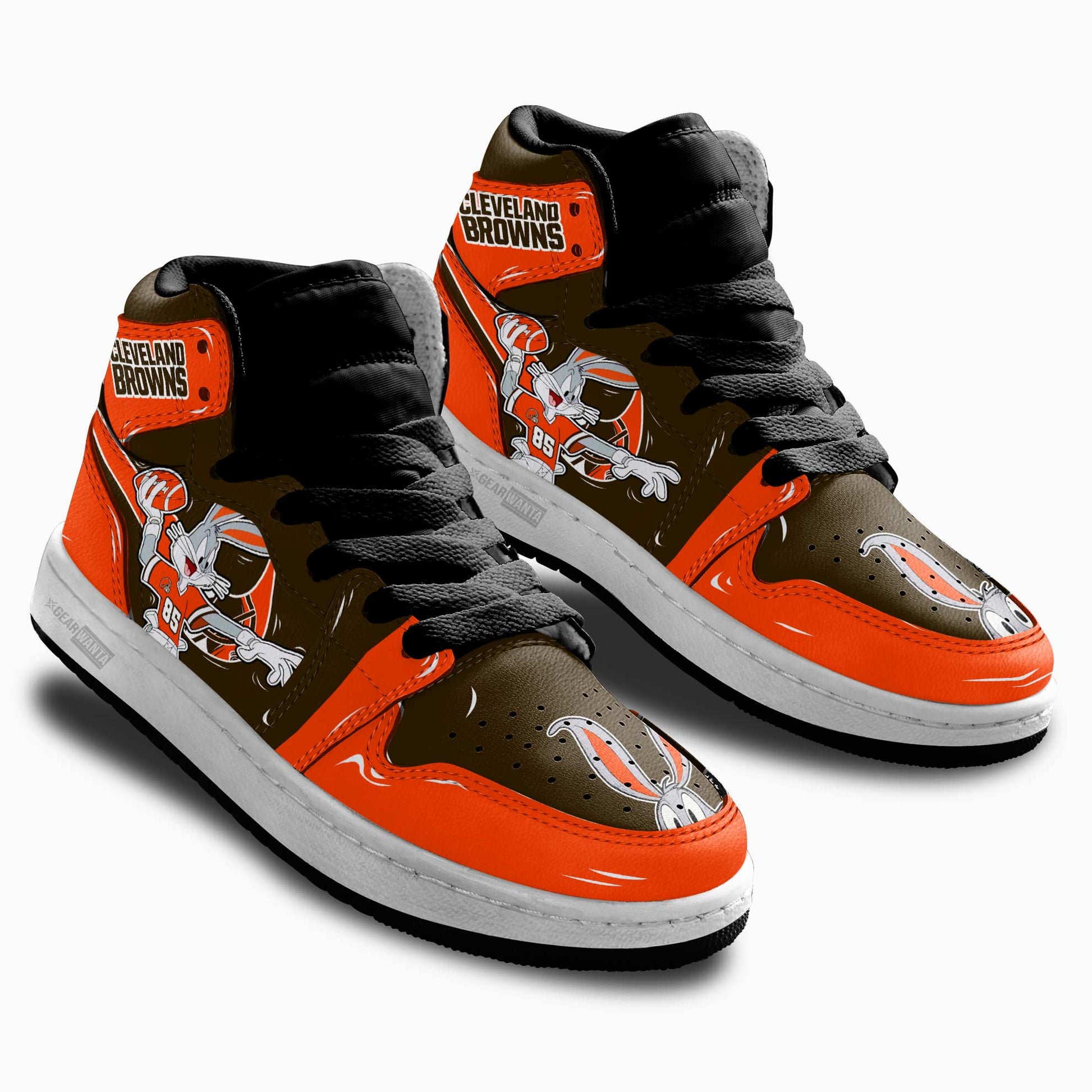 Cleveland Browns Kid Sneakers Custom-Gear Wanta