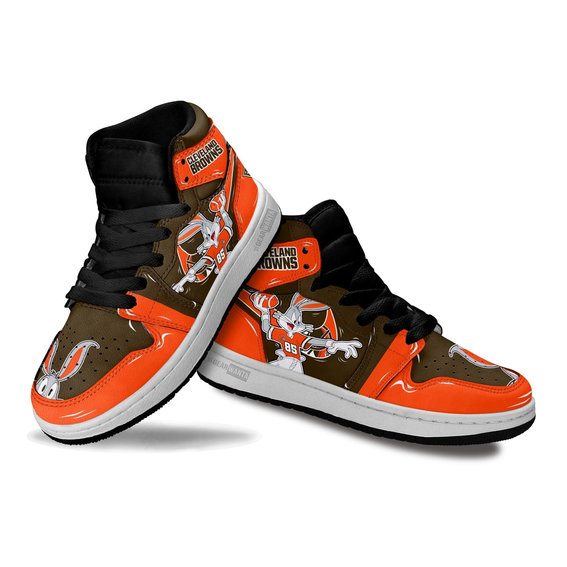 Cleveland Browns Kid Sneakers Custom-Gear Wanta