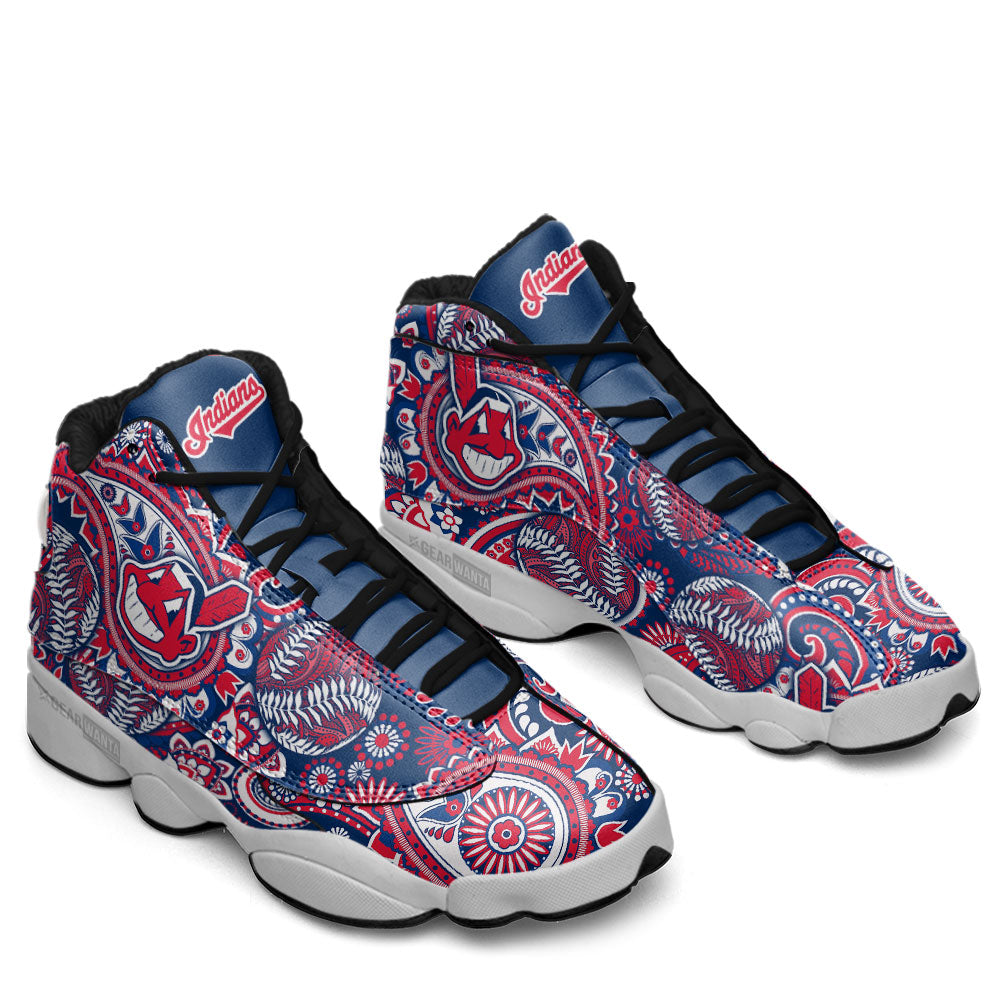 Cleveland Indians J13 Sneakers Custom Shoes-Gear Wanta