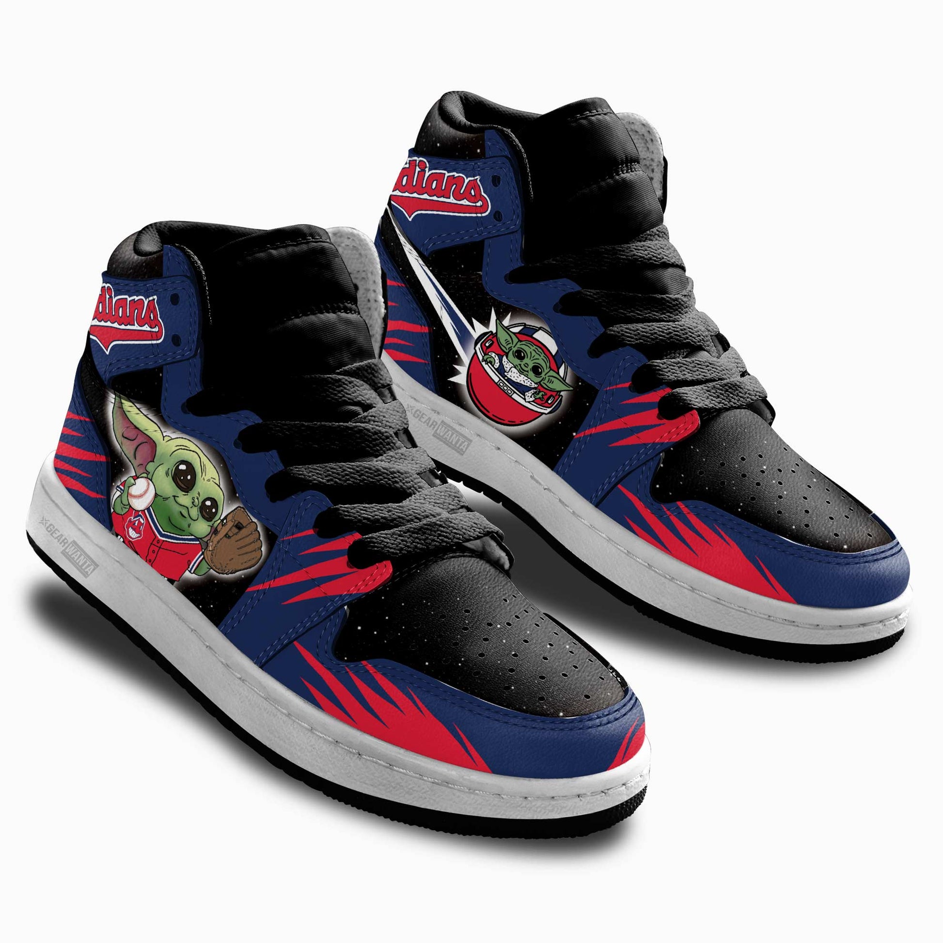 Cleveland Indians Kid Sneakers Custom For Kids-Gear Wanta