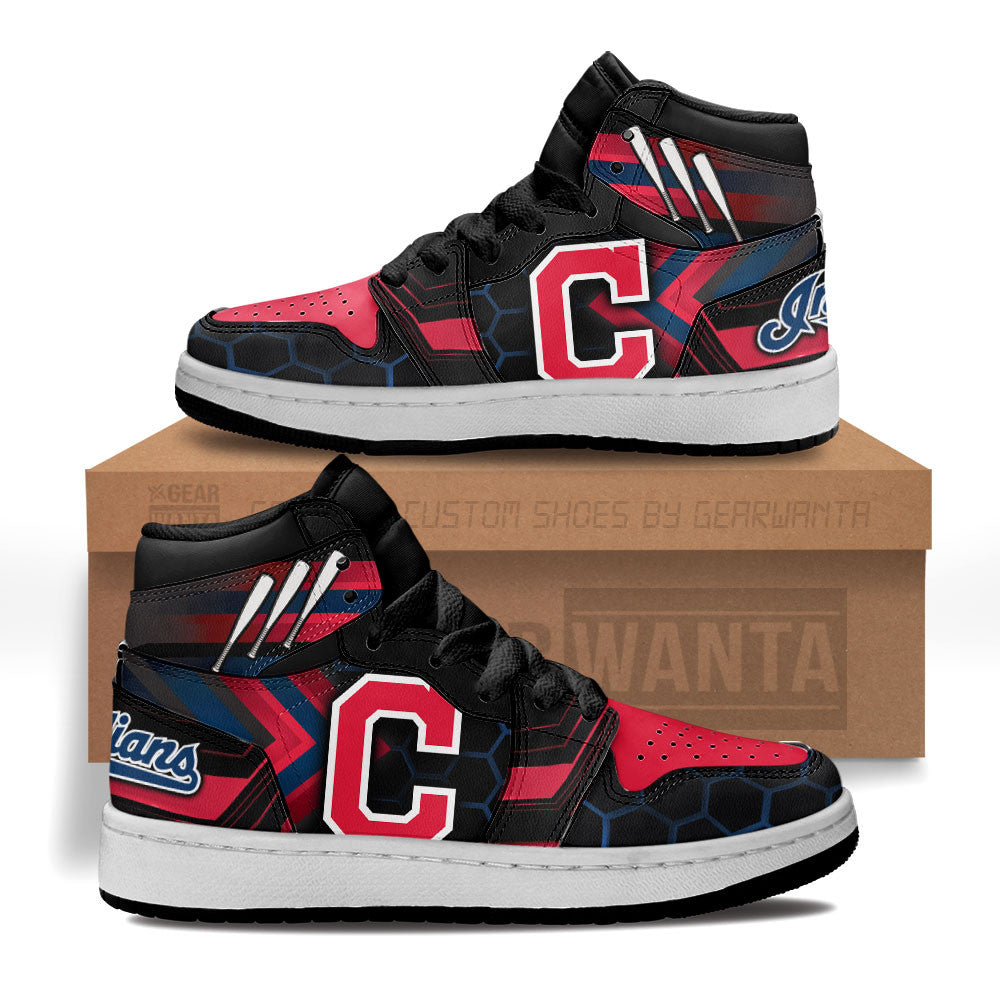 Cleveland Indians Kid Sneakers Custom-Gear Wanta