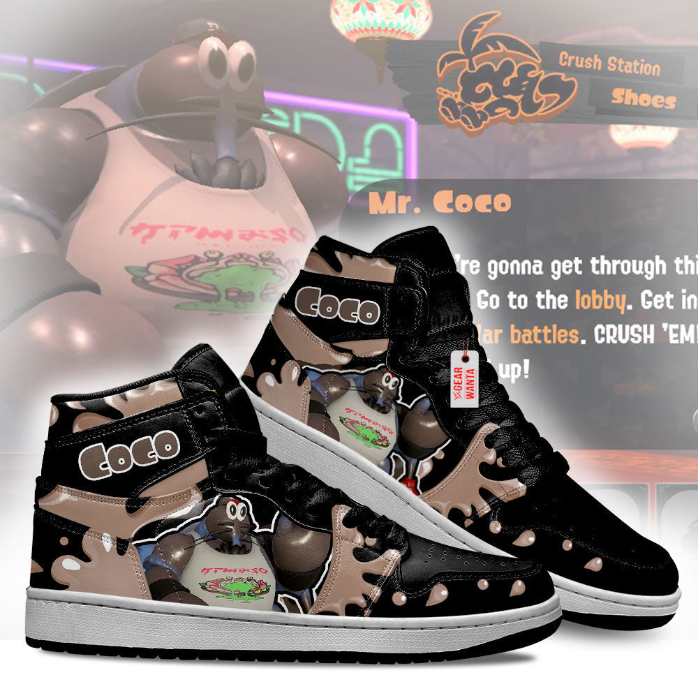 Coco Splatoon J1 Shoes Custom For Fans TT20-Gear Wanta