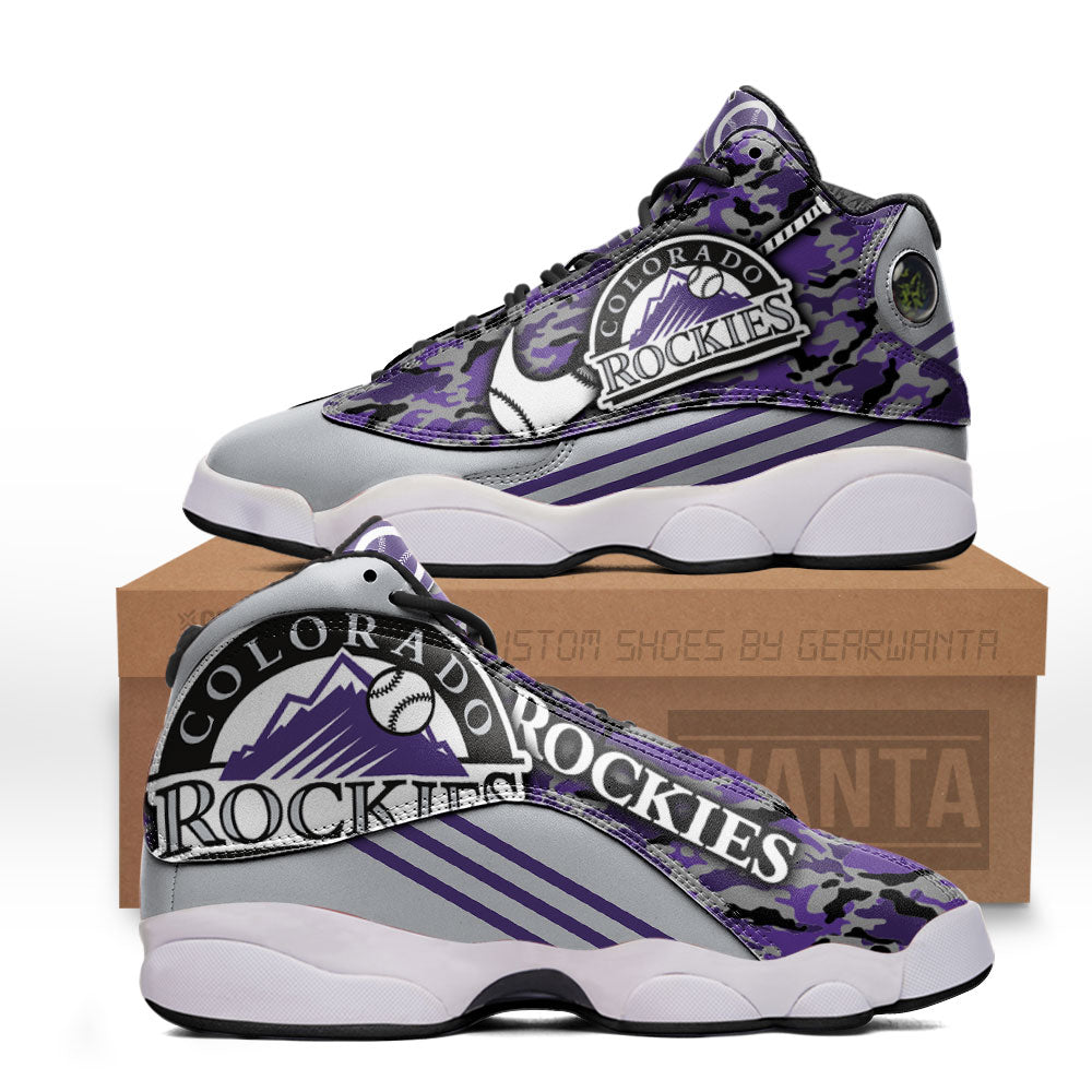 Colorado Rockies J13 Sneakers Custom Shoes-Gear Wanta