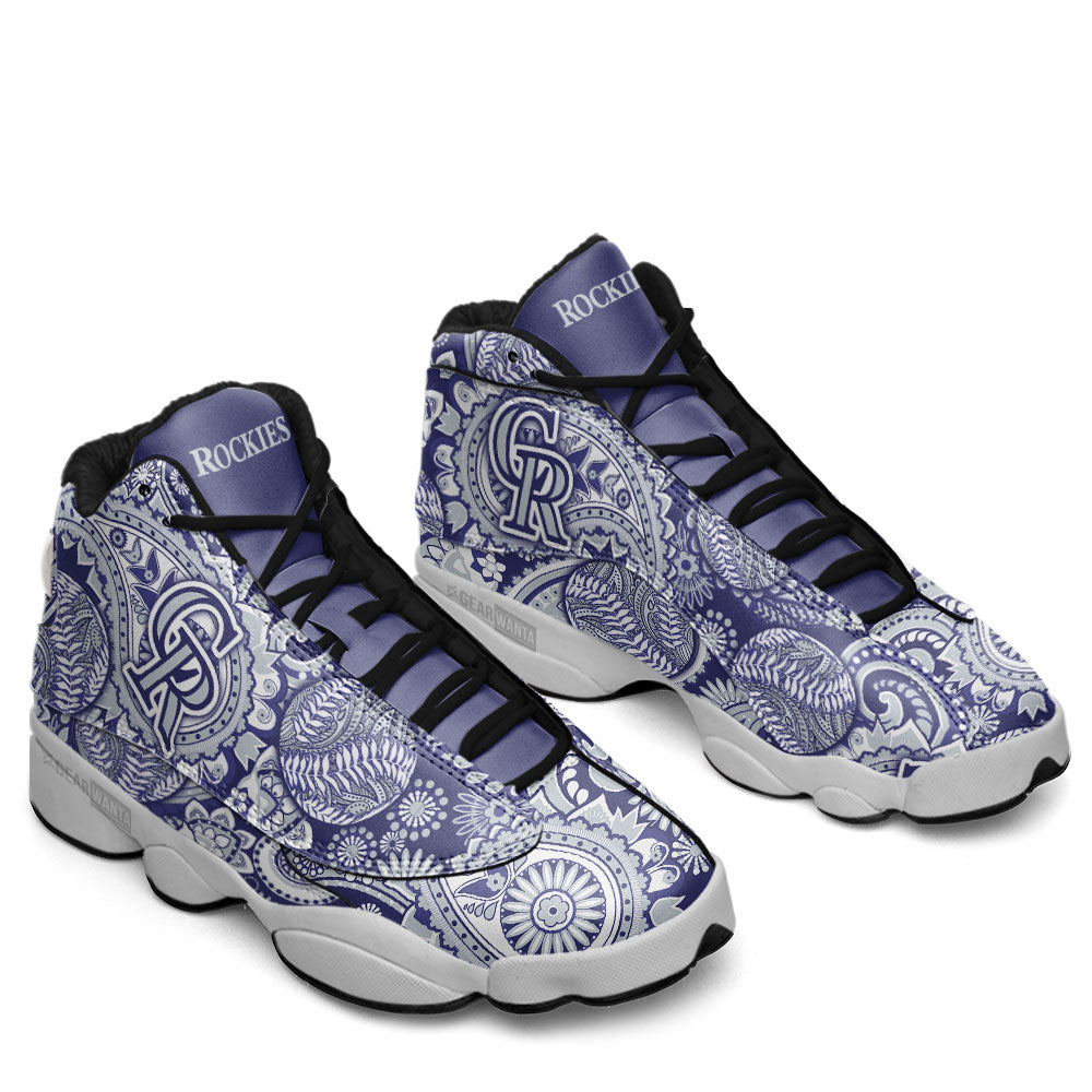 Colorado Rockies J13 Sneakers Custom Shoes-Gear Wanta