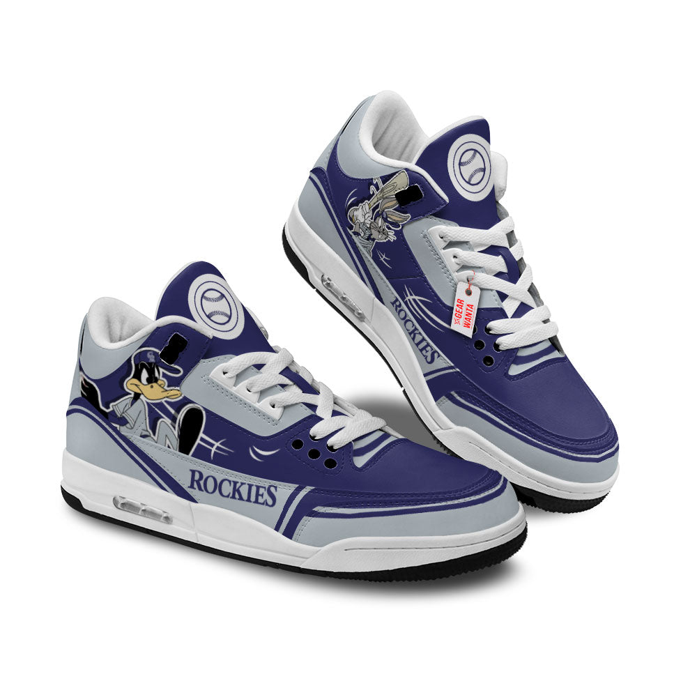 Colorado Rockies J3 Sneakers Custom Shoes-Gear Wanta