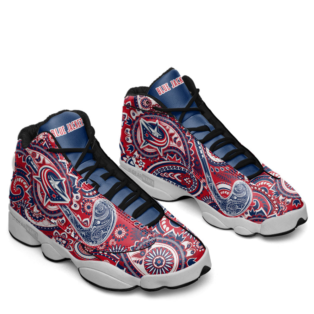 Columbus Blue Jackets J13 Sneakers Custom Shoes-Gear Wanta