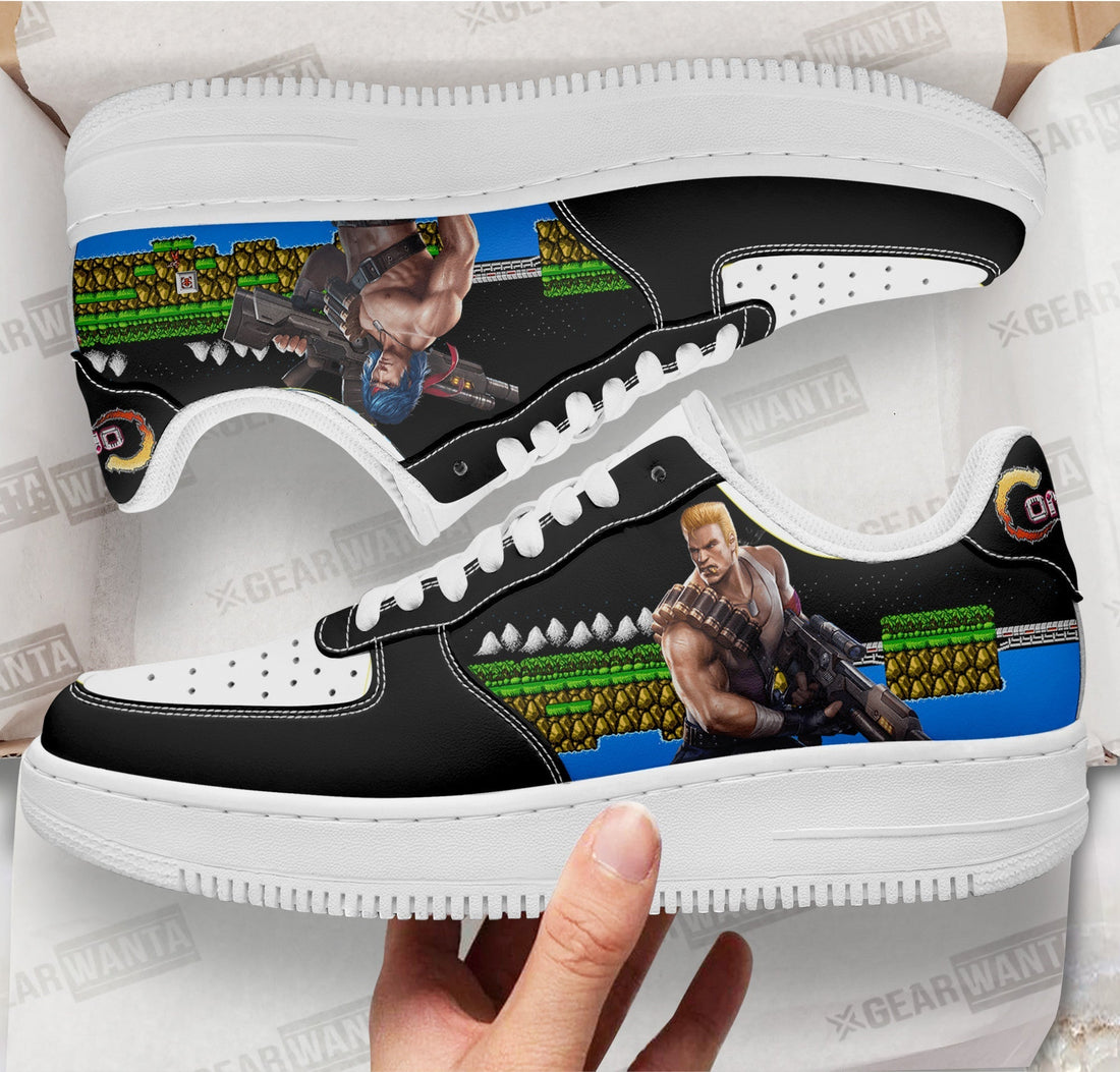 Contra Air Sneakers Custom Video Game Shoes-Gear Wanta