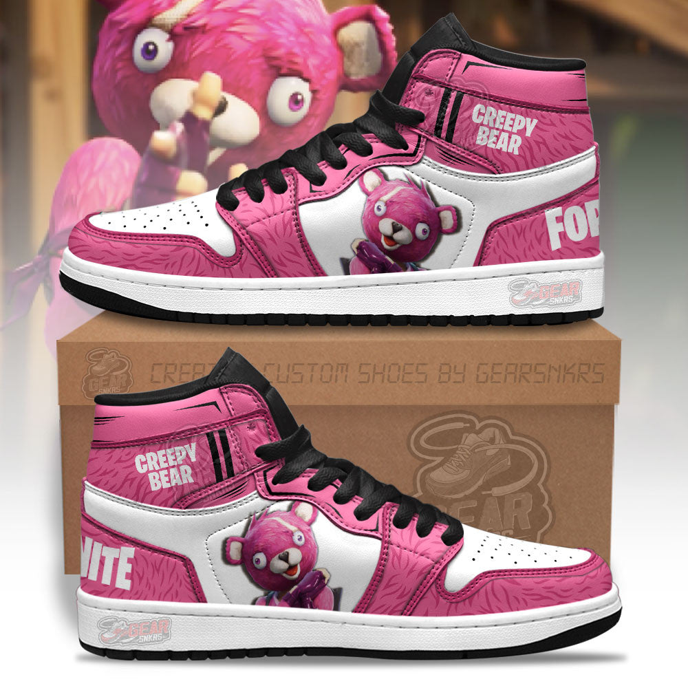 Creepy Bear Skin Game Character Shoes Custom For Fans-Gear Wanta