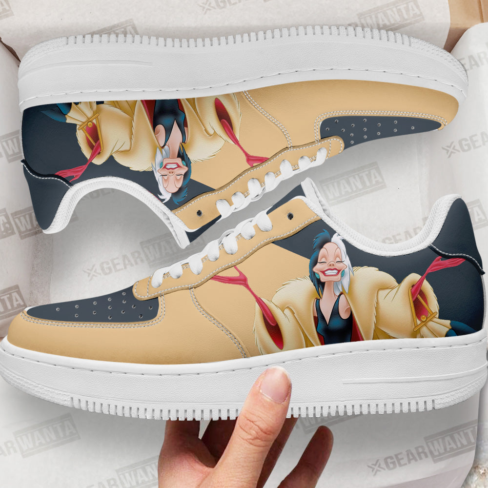 Cruella De Vil 101 Dalmatians Custom Air Sneakers LT06-Gear Wanta