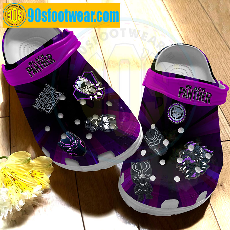 Cute 3D Black Panther Classic Clogs-gearwanta.com