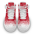 D Red Wings Air Mid Shoes Custom Hockey Sneakers Fans-Gear Wanta