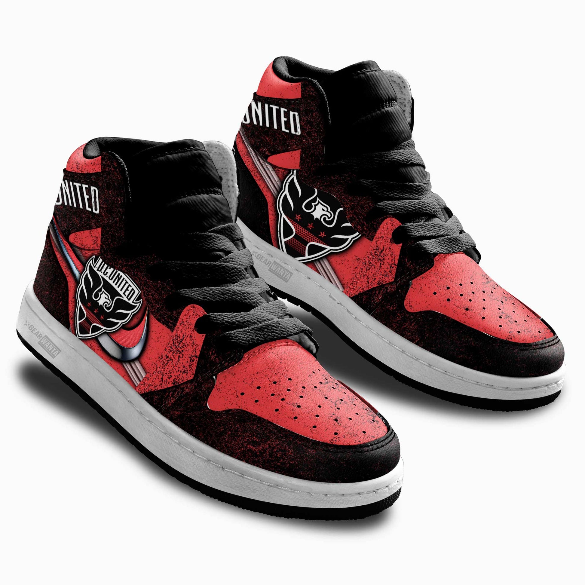 DC United Kid J1 Sneakers Custom Shoes For Kids-Gear Wanta