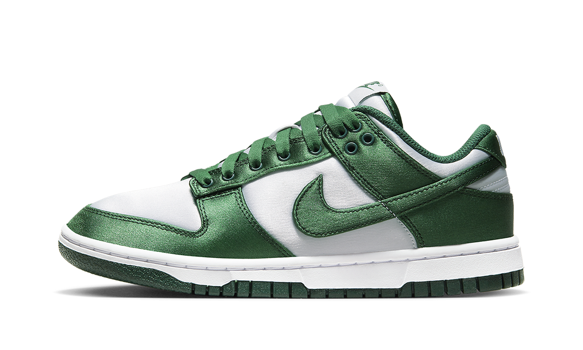 DUNK LOW WMNS "Green Satin"