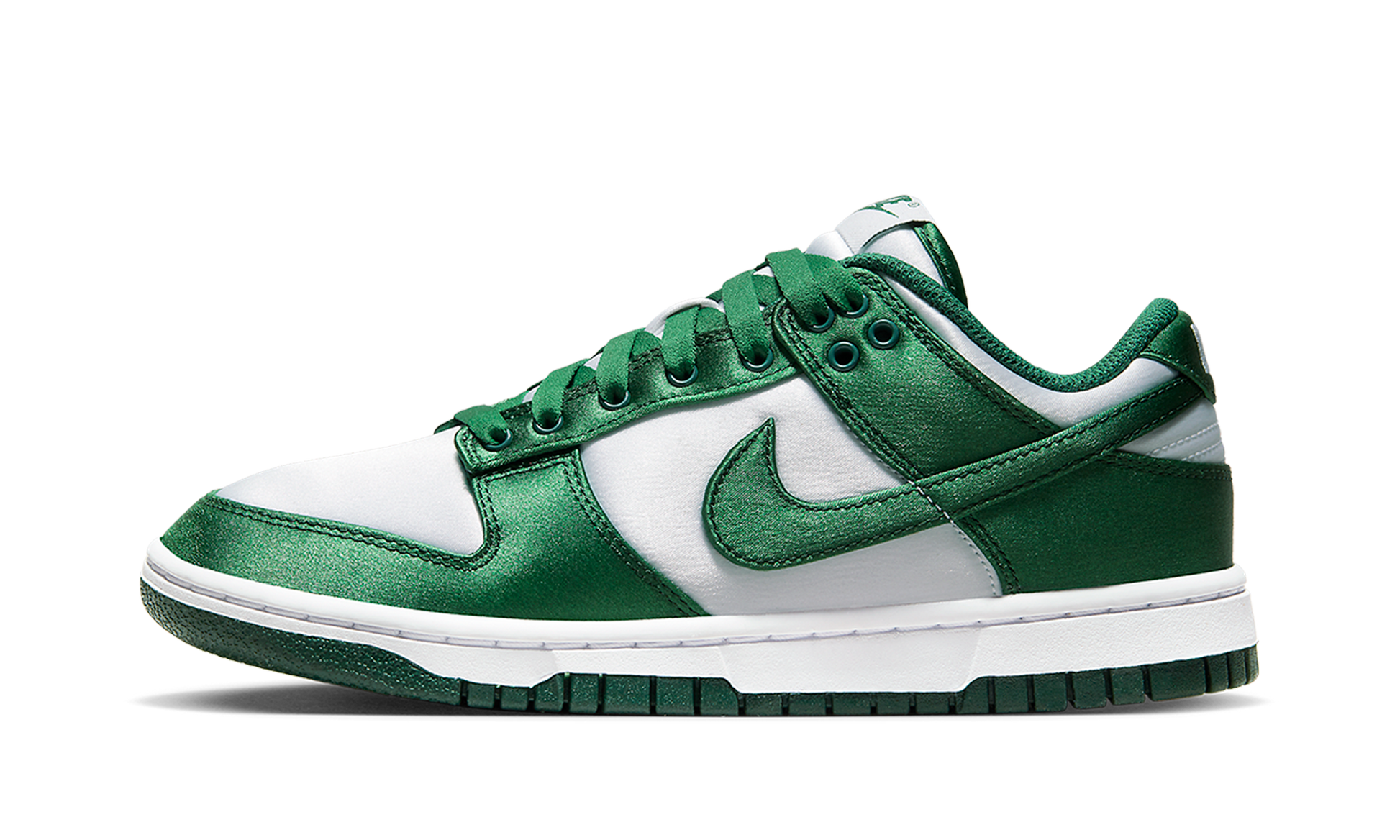 DUNK LOW WMNS "Green Satin"