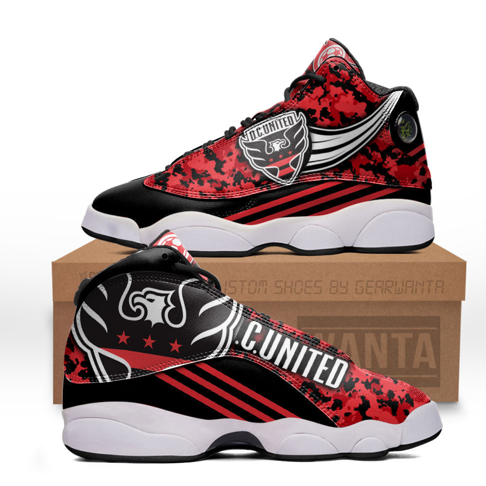 D.C. United J13 Sneakers Custom Shoes-Gear Wanta